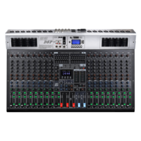 Console de mixage audio GBA Series 99DSP avec effets, 8/12/16/24 canaux mono/stéréo 2 canaux/MP3/Bluetooth/alimentation fantôme 48V