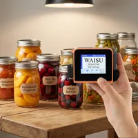 Mini Impresora Inteligente de Inyección de Tinta para Fechas de Caducidad, Impresora Digital Portátil para Códigos QR, Logotipos en Cajas y Códigos de Barras