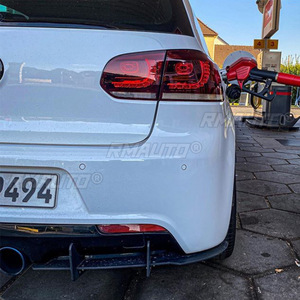 Protector de Parachoques Trasero, Difusor, Spoiler, Alerón para VW Golf MK6 R, Kit de Carrocería, Accesorios para Auto - Product Image 4