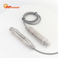Transmetteur de pression d'hydrogène plaqué or, antidéflagrant, entièrement soudé, anti-perméation d'hydrogène, capteur à filetage arrière, SS304, OEM ODM