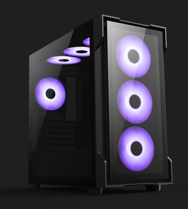 Most Popular Micro-ATX Gaming 0.6mm SPCC <strong>Computer</strong> <strong>Case</strong> Tempered Glass Panel Supporting Fans and Water Cooler Pc Cabinet - Product Image 1