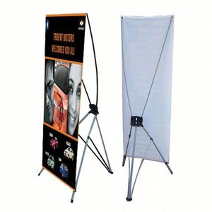 Wholesale Outdoor Advertising High Quality Adjustable X <b>Banner</b> Stand for Exhibition and Advertising - Product Image 1