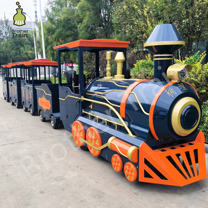Tren de parque de atracciones de alta calidad más vendido, tren sin rieles, Tren Eléctrico, equipo de parque infantil al aire libre, paseos de diversión - Product Image 3