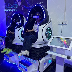 Equipo de Cine de Realidad Virtual, 2 Asientos, Silla 9D VR, Simulador 9DVR, Juego de Cine, Asiento de 2 Plazas, Silla VR Tipo Huevo, Parque de Atracciones - Product Image 3