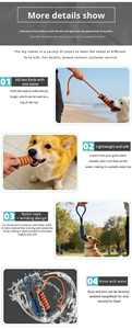 PA Material Pet <b>Rope</b> Tug Stick Durable Chew Toy for Dogs Interactive Training Teething Toy - Product Image 6