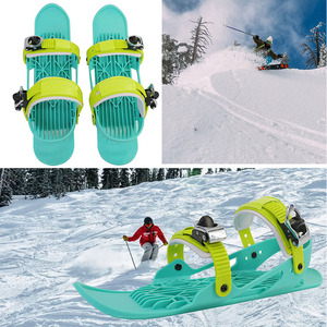 Mini botas de esquí, raquetas de nieve cortas, antideslizantes, con punta cerrada, unisex, para caminar en la nieve al aire libre, esquí de estilo libre - Product Image 3