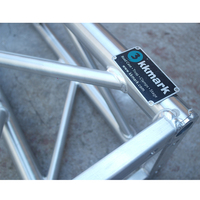 Kkmark-armazón de tornillo de aluminio negro brillante, armazón de iluminación de escenario para eventos, precio barato, venta al por mayor