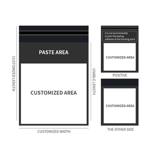 Biểu tượng tùy chỉnh in thân thiện với môi 2 mil dày Poly bưu phẩm nhựa chuyển phát nhanh nhanh túi cho hậu cần & mail cho gói Cách sử dụng - Product Image 5