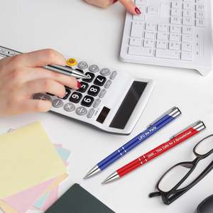 Bolígrafos con Logotipo Personalizado, Múltiples Colores, Escritura Suave de 1.0 mm, Tinta Negra, Bolígrafo de Regalo con Logotipo Personalizado - Product Image 4
