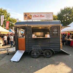 Mobile Vending Truck Breakfast Outdoor Kiosk Restaurant Trailer Pizza Food Cart Camping Trailer Vintage Fast Food Truck - Product Image 6