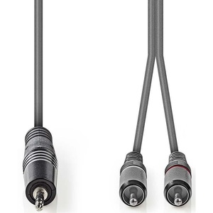Câble audio stéréo 3,5 mm mâle vers 2x RCA mâle 1,5 m - Product Image 2