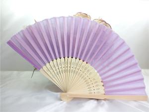 New Trend <b>Rainbow</b> Pride Customized Bamboo Silk Folding Hand Fan - Product Image 2