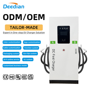 Deedian 120KW/160KW CCS EV DC ชาร์จเร็วได้รับการรับรอง CE จัดอันดับ IP54พร้อมสายชาร์จไฟฟ้าในรถยนต์5เมตร - Product Image 2