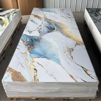Material Flexible para Paredes - Panel de Azulejos de Mármol Flexible con Protección UV, Decoración para el Hogar, Tablero de Plástico con Aspecto de Piedra, Tablero de Separación para Cocina y Baño