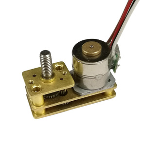 Moteur pas à pas hybride PM inversé 1024 boîte de vitesses 10mm engrenage pas à pas sortie co-directionnelle engrenage à vis sans fin vertical DC 3-24V - Product Image 2