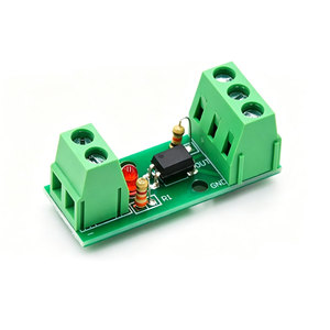 โมดูลแยกสัญญาณแบบออปโตคัปเปลอร์ 1 ช่องทาง PC817 EL817 3V-5V 12V 24V ตัวแยกสัญญาณโฟโตอิเล็กทริก พร้อมรางยึด สำหรับ PLC ไดรฟ์มอเตอร์บอร์ด - Product Image 1