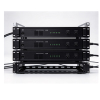 Moniteur 2U 10 canaux en aluminium de qualité supérieure avec haut-parleur de monitoring Hi-Fi pleine gamme intégré pour système de sonorisation
