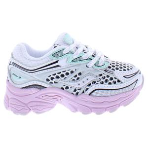 Chaussures pour bébés et tout-petits Saucony Omni 9 Blanc Lilas Style Marche - Product Image 1