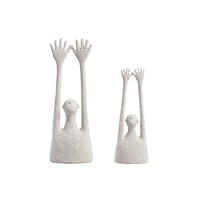 Figurine en résine de Style minimaliste nordique Statue décoration de meubles pour bureau à domicile salon table multifonctionnelle