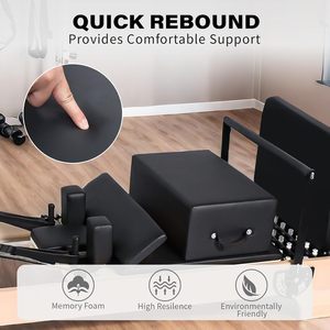 CZFITT Venta Directa de Fábrica, Barra de Ejercicios Ajustable de Aleación de Aluminio, Máquina de Fitness Reformer Negra, Reformer de Aluminio para Pilates - Product Image 2