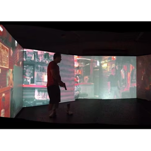 เกมยิงปืนเลเซอร์เสมือนจริงสำหรับสองคนเครื่องจำลองการฉายภาพแบบโต้ตอบหน้าจอขนาดใหญ่สำหรับสวนสนุก - Product Image 2