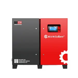 Slient 22kw rotary screw air compressor with high efficiency rotary screw air compressor