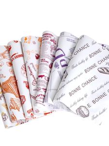 Customized Wax <strong>Paper</strong> for Food Greaseproof Hamburger Sandwich <strong>Paper</strong> for Food Packaging - Product Image 2
