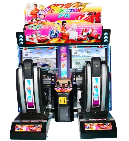 Grande máquina de jogos de arcade para adultos, máquina de jogos de arcade para jogos de vídeo, equipamento para dirigir duas pessoas, máquina de entretenimento operada por moedas