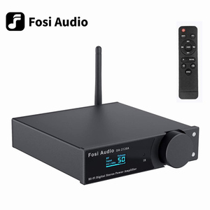 Amplificador Fosi Audio DA2120A Azul, Amplificador de Audio Estéreo Inalámbrico DAC, Amplificador de Potencia Clase D de Alta Fidelidad, 50 W x 2 <span class=keywords><strong>Altavoces</strong></span> &amp;   Subwoofer Activo - Product Image 1