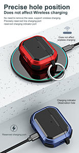 Étui de protection anti-chute personnalisé en TPU pour écouteurs <span class=keywords><strong>Galaxy</strong></span> <span class=keywords><strong>Buds</strong></span> Live PC Switch Lock Case Support Wireless Charging With Ring - Product Image 5