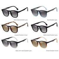 Support de lunettes de soleil à verres polarisés à bas prix avec clip magnétique 2 en 1 pour lunettes anti-lumière bleue Lunettes de soleil stylées