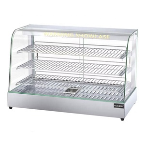 Scaldavivande Commerciale a 3 Livelli per <span class=keywords><strong>Pizza</strong></span> e Pollo Fritto, da Banco, 37/66/89/120cm - Attrezzatura per Mantenere Caldi e Riscaldare Alimenti - Product Image 1