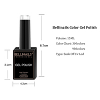 Bellinails Fournitures En Gros Soak Off Uv Gel Nail Fournisseur 300 Couleur Set Kit Couleur Art Led Nail Gel Polish