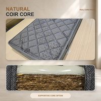 Lit orthopédique pour chien gris matelassé, matelas épais et soutien optimal pour vente en gros