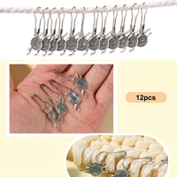 Épingles de comptage rondes pour tricot, motif dessin animé, avec boucle anti-déclenchement, pour tricot DIY, outils de tricot personnalisés