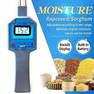 ZESHUN SC-3BY デジタル容量式穀物湿度計 18種類（菜種、小麦、トウモロコシ、米、ソルガム）-10～42℃ 温度測定範囲 - Product Image 2