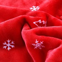 100% Polyester luxe imprimé tricoté flou chaud en peluche Sherpa polaire jeter couverture pleine taille en gros vacances de noël