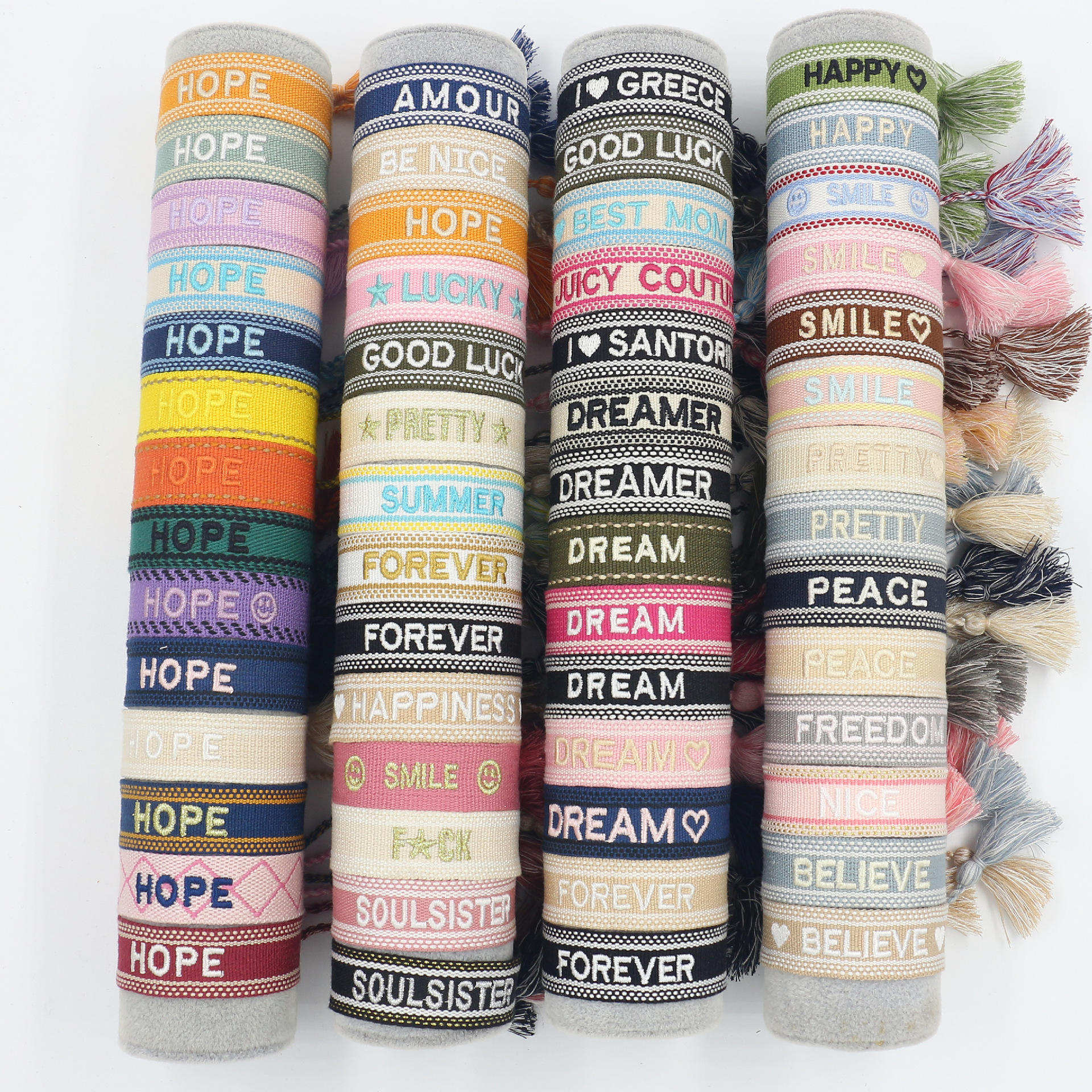 35 Braccialetti Amicizia In Corda Intrecciata - Regolabili, Colorati, Unisex - Per Donne E Uomini - Foto 2