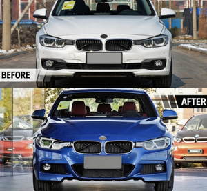 Kit carrosserie extérieur amélioré pour BMW Série 3 F30 F35, pare-chocs 2013-2018, meilleur prix de gros, ensemble complet de pare-chocs, Chine - Product Image 2