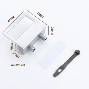 Window Limiter No-Drill Window Latch Clip Child Anti-Theft Safety <b>Lock</b> Screw Installation for Door - Product Image 6