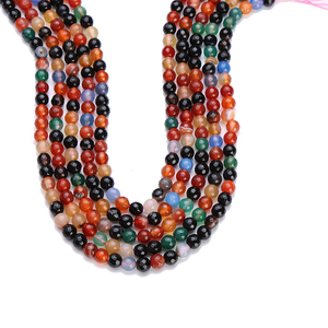 Piedras Preciosas Naturales para Joyería, Cuentas de Ágata, Diamante y Cornalina con Corte Brillante de 8mm y 3mm de Altura - Product Image 2