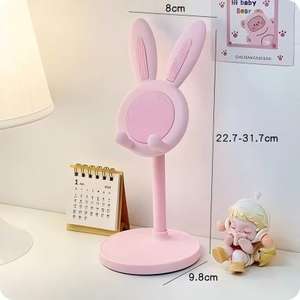 Soporte Plegable Telescópico Ajustable Antideslizante para Teléfono Celular, Diseño de Conejo Adorable, para Escritorio, Hecho de Plástico, con Montaje Magnético - Product Image 4