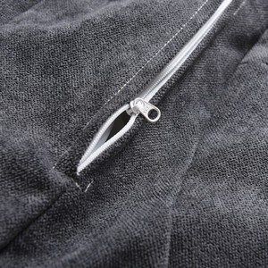 قماش قابل للغسل سينما المنزلية كيس فول الزاوية ، قماش مغسول بدون ملء أسود للكريسماس - Product Image 3