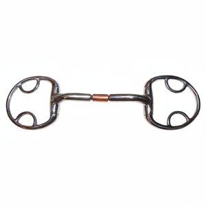OEM Komfort Cobre Rodillo Boca Caballo Bit | Logotipo personalizado de acero inoxidable Formación Snaffle Bit Venta al por mayor Tachuela ecuestre - Product Image 1