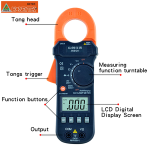 Đồng Hồ Kẹp Kỹ Thuật Số Thông Minh A901 Thiết Bị Kiểm Tra Điện Áp Nhiệt Độ Ohmhertz Điện Dung Thực Sự Chuyên Nghiệp Phạm Vi Tự Động Multiplex - Product Image 2