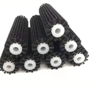 Nhà Máy Giá tùy chỉnh công nghiệp nylon dây xi lanh xoắn ốc bàn chải con lăn cho ngành công nghiệp làm sạch - Product Image 2