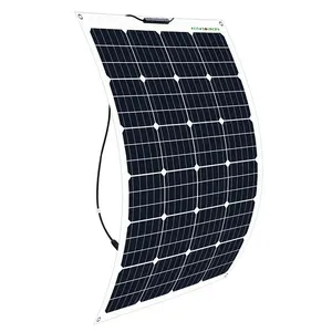 에코 가치있는 130w 좁은 고효율 배터리 충전 유연한 태양 전지 패널 충전기 키트 모듈 휴대용 유연한 태양 전지 패널
