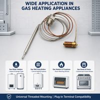 Accessoire de remplacement pour vanne de régulation de gaz SIT710 SIT, tige de détection de température, thermostat, sonde de température, thermocouple