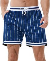Shorts de basket-ball respirants en mesh personnalisés avec logos brodés à la mode