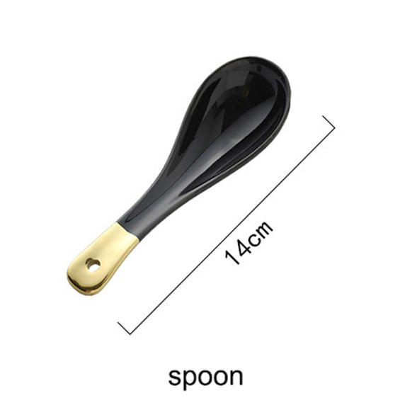 black spoon